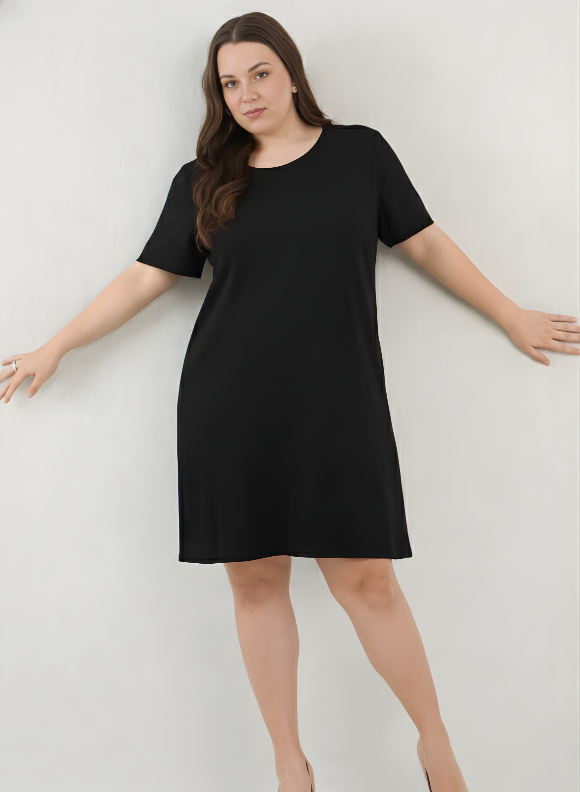 Brazen Black Tshirt Dress