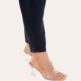 Navy Easy Cotton-Linen Pants