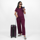 Burning Burgundy Summer Co-ords Set