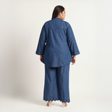 Navy Blue Denim Co-ords Set