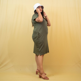 Gutsy Green Hip Covering T-shirt