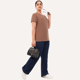 Mocha Mousse - Pantone Color of the Year 2025 ( V-Neck )