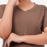 Mocha Mousse - Pantone Color of the Year 2025 ( V-Neck )
