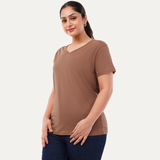 Mocha Mousse - Pantone Color of the Year 2025 ( V-Neck )