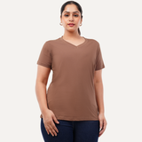 Mocha Mousse - Pantone Color of the Year 2025 ( V-Neck )