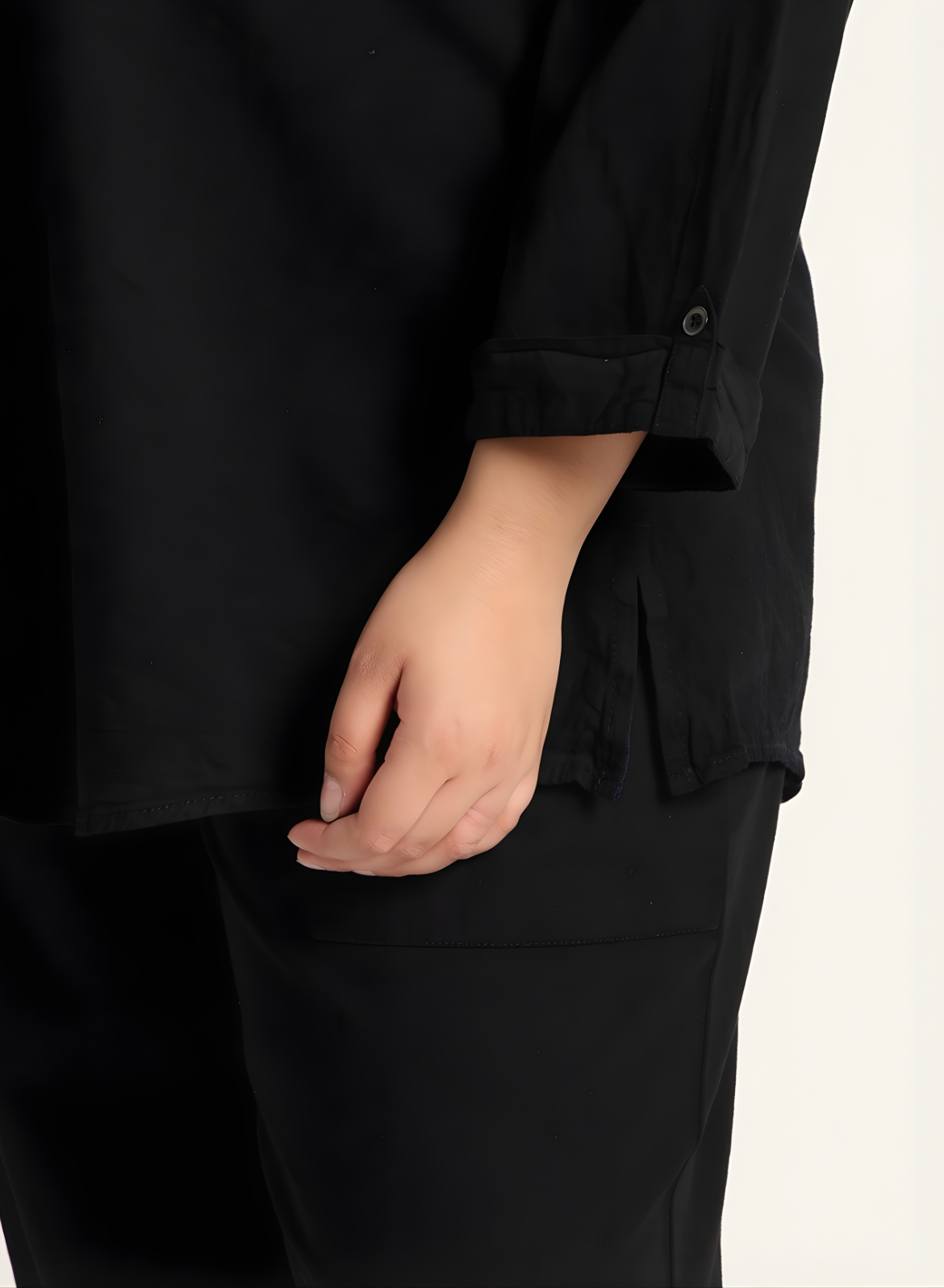 Midnight Black Denim Co-ords Set