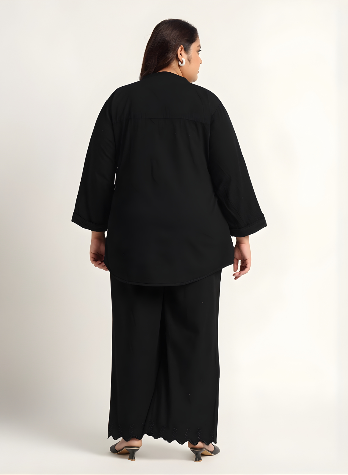 Midnight Black Denim Co-ords Set