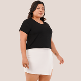 Midnight Marina Ribbed Crop Top