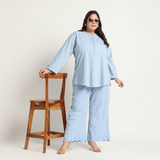 Light Blue Denim Co-ords Set