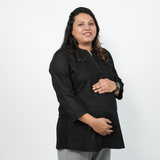 Brazen Black Maternity Short Kurti