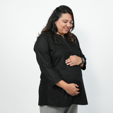 Brazen Black Maternity Short Kurti