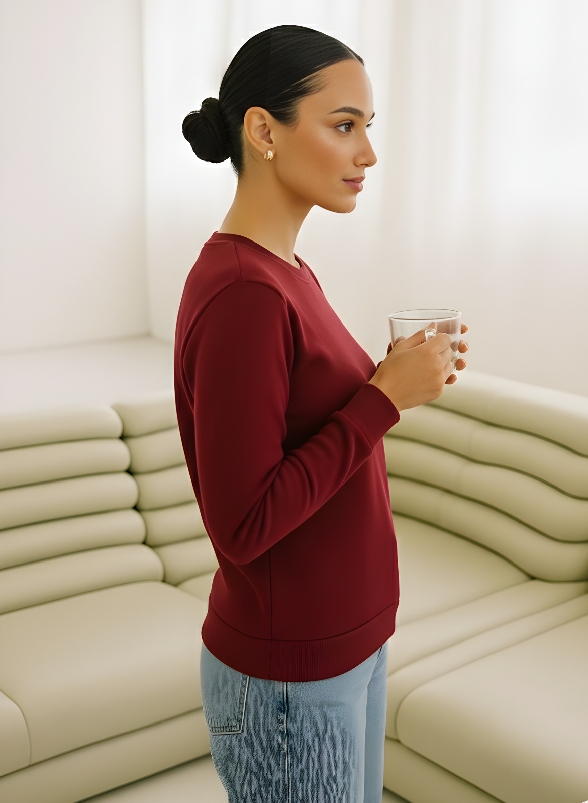 Magnetic Maroon Sweatshirt