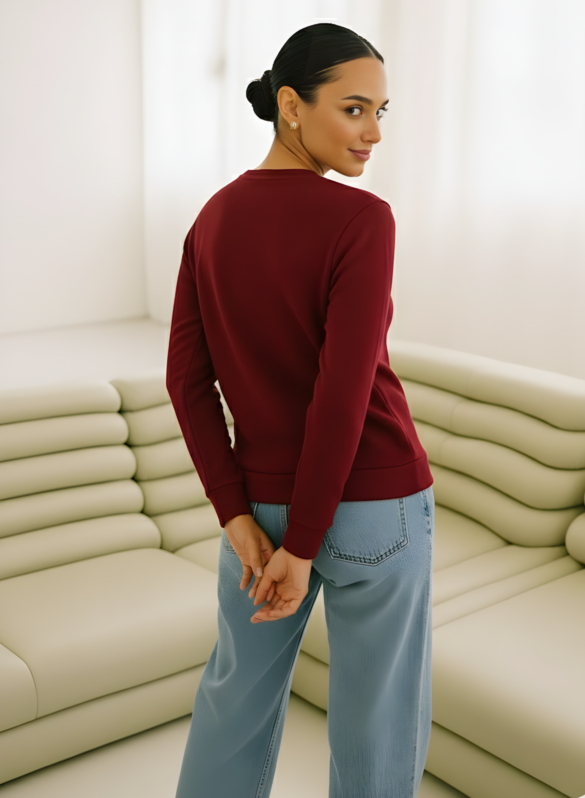 Magnetic Maroon Sweatshirt