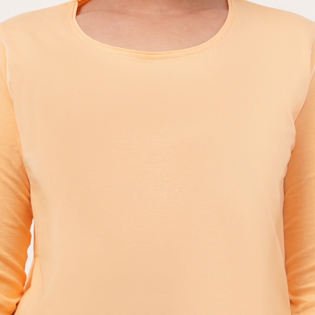 Peach Fuzz Full Sleeve Tshirt- Pantone Color of Year 2024
