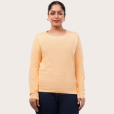 Peach Fuzz Full Sleeve Tshirt- Pantone Color of Year 2024