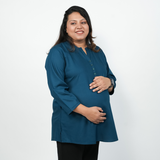 Twilight Blue Maternity Short Kurti