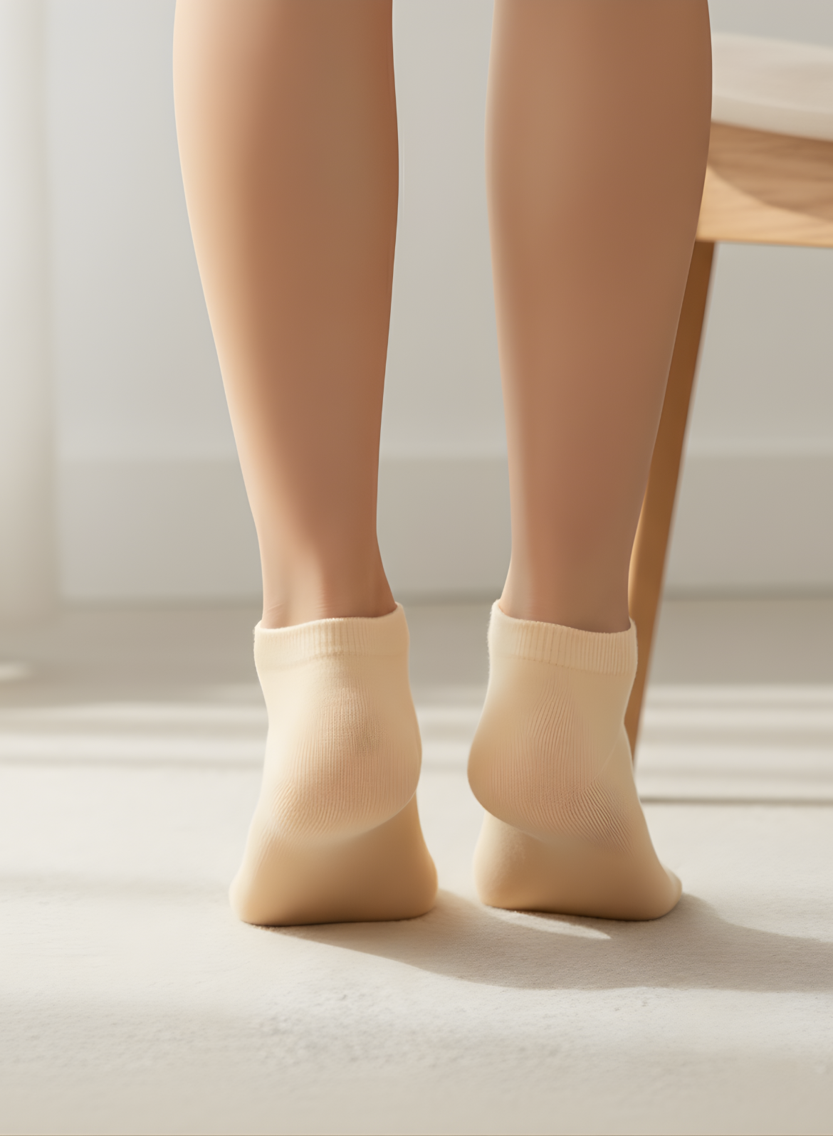 Apricot Mist Comfort Ankle Socks