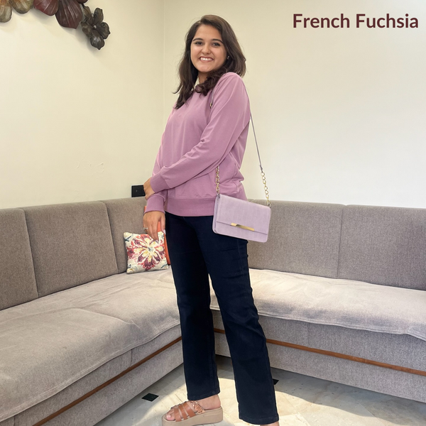 French Fuchsia Sweatshirt