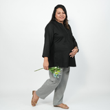 Brazen Black Maternity Short Kurti