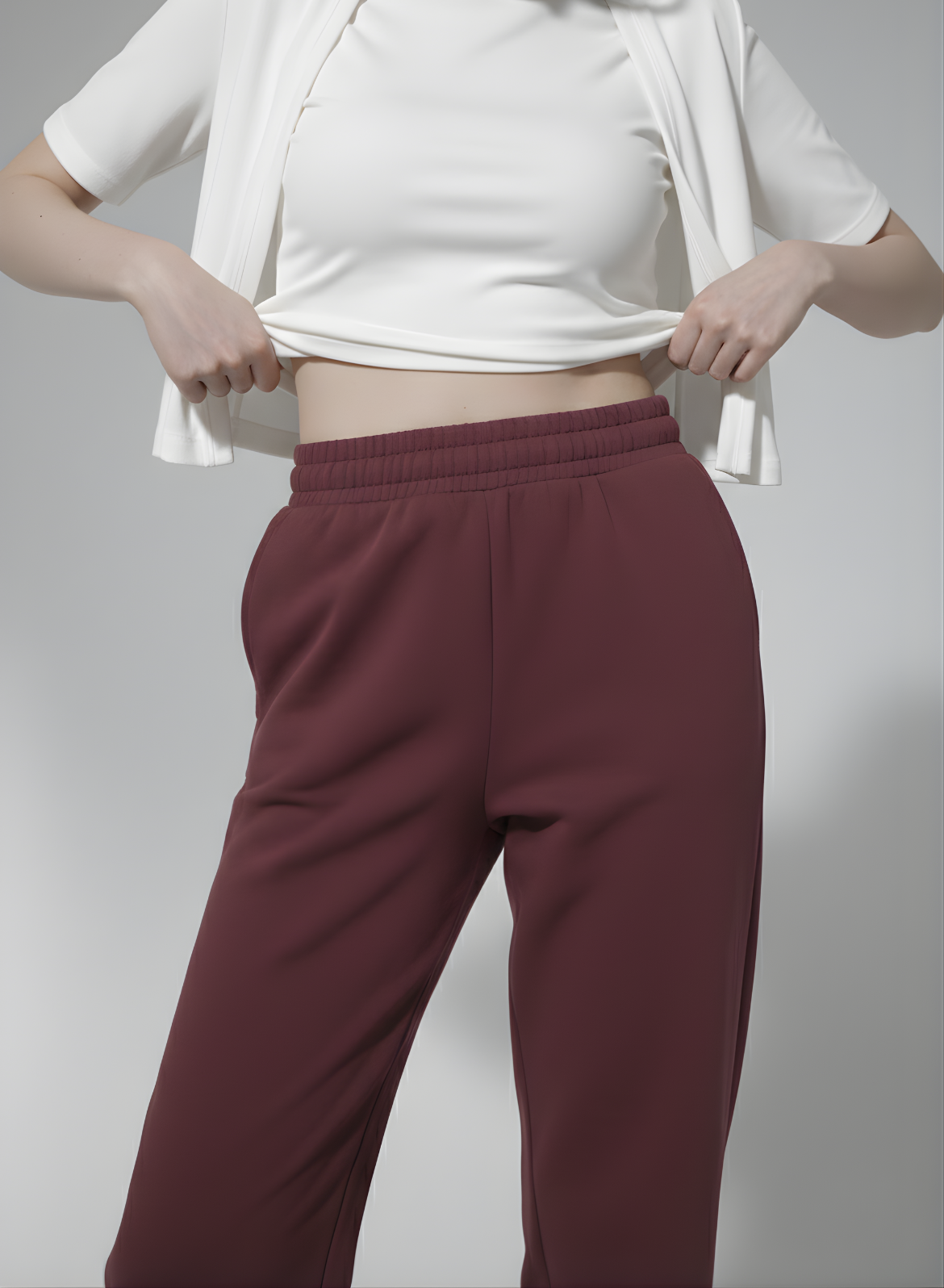 Burning Burgundy All Day Pants