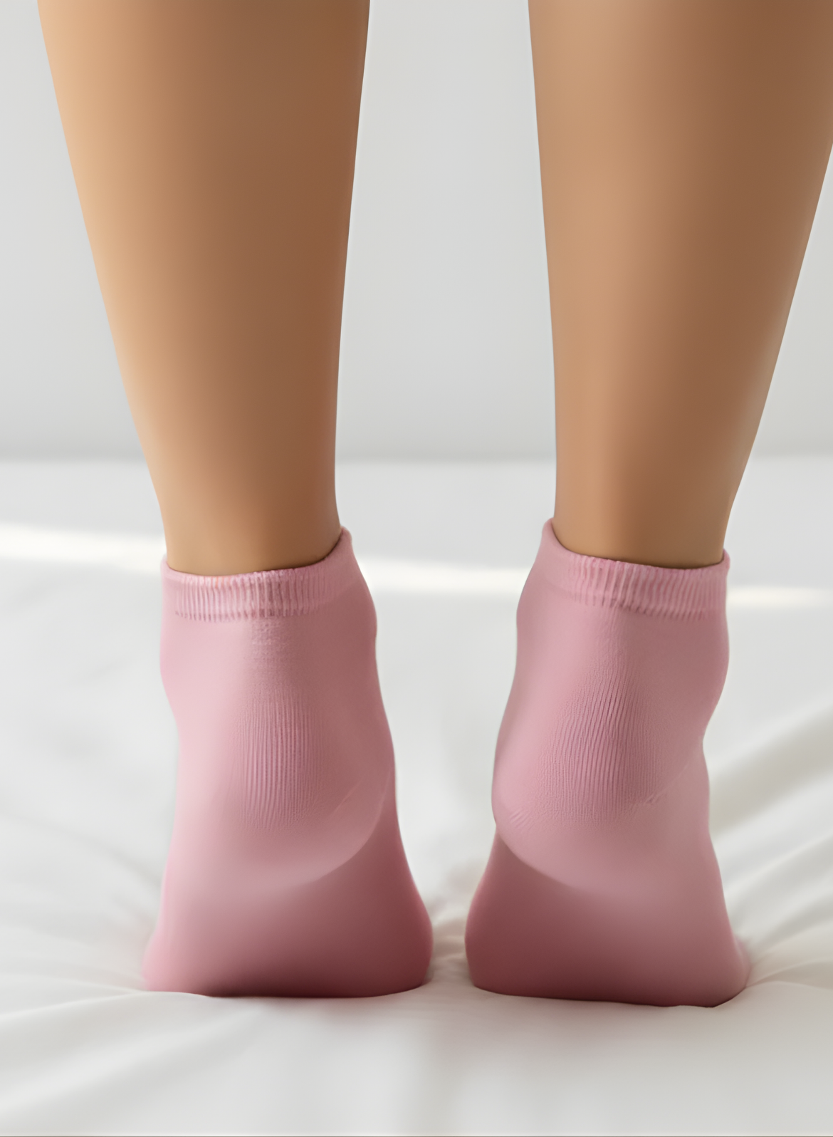 Pink Bloom Comfort Ankle Socks