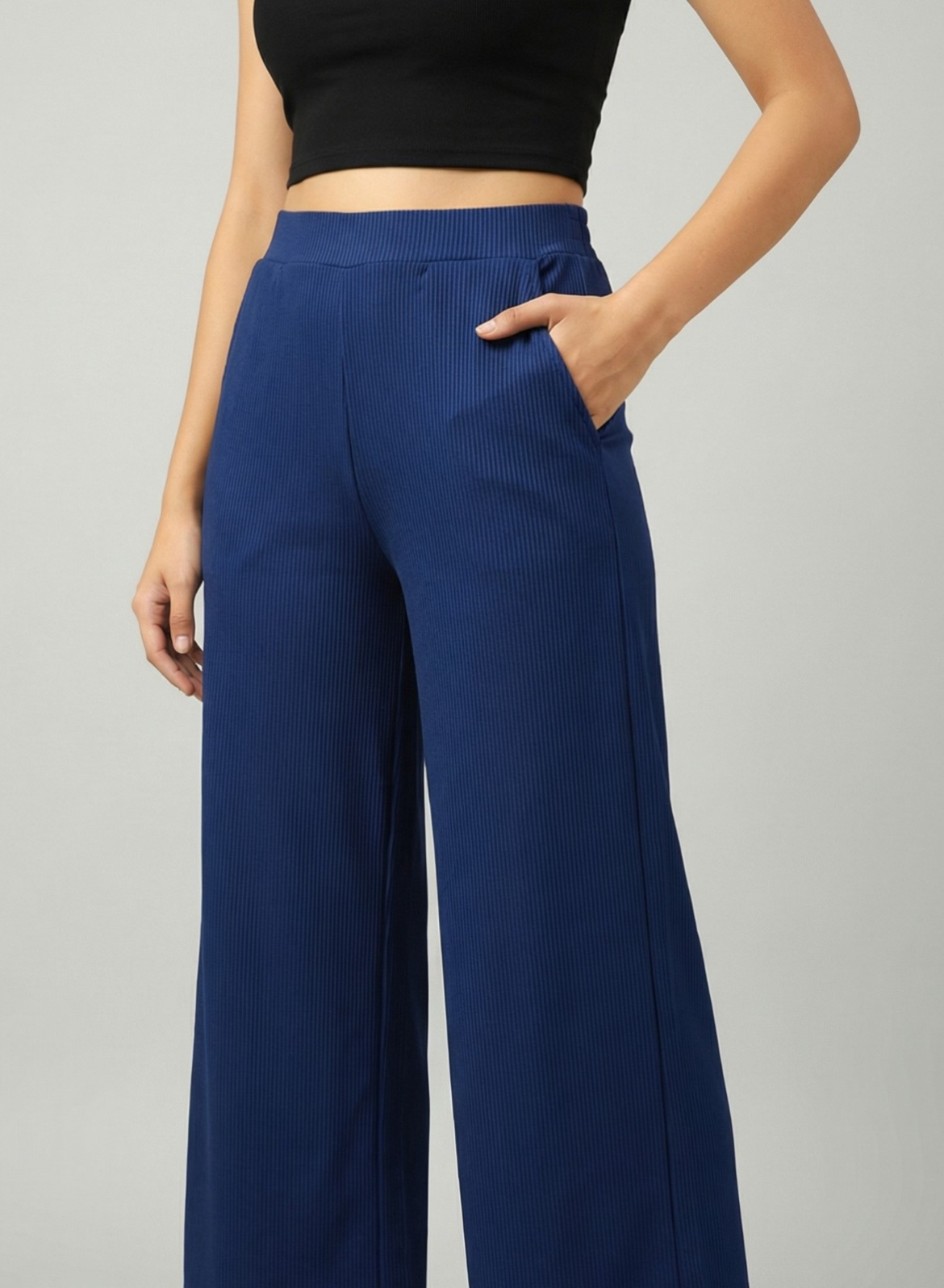 Ballsy Blue Flare Pants