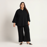 Midnight Black Denim Co-ords Set