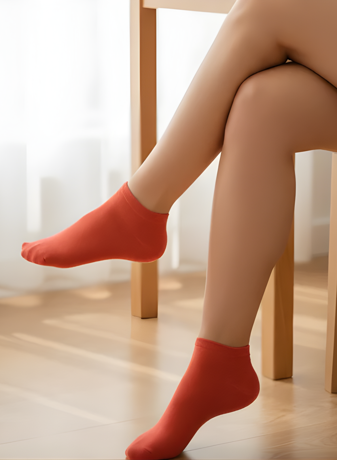 Terracotta Blush Comfort Ankle Socks