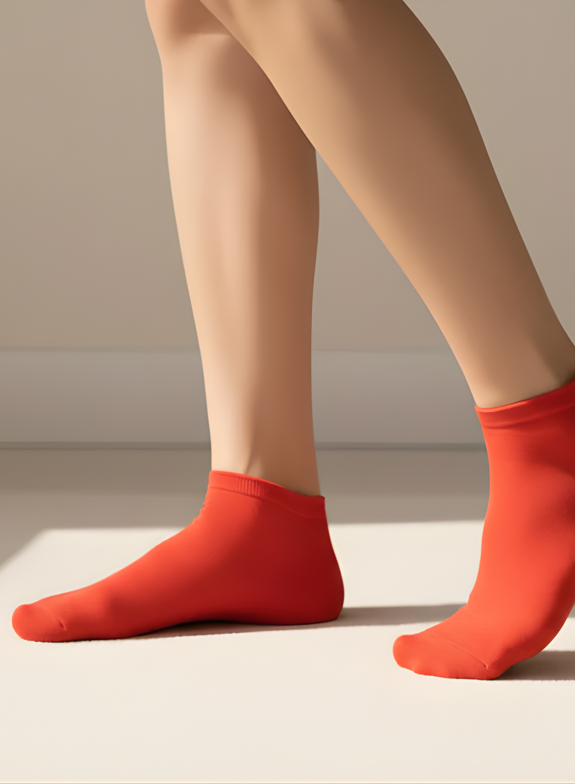 Terracotta Blush Comfort Ankle Socks