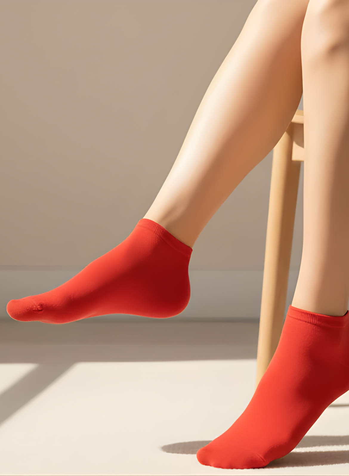 Terracotta Blush Comfort Ankle Socks
