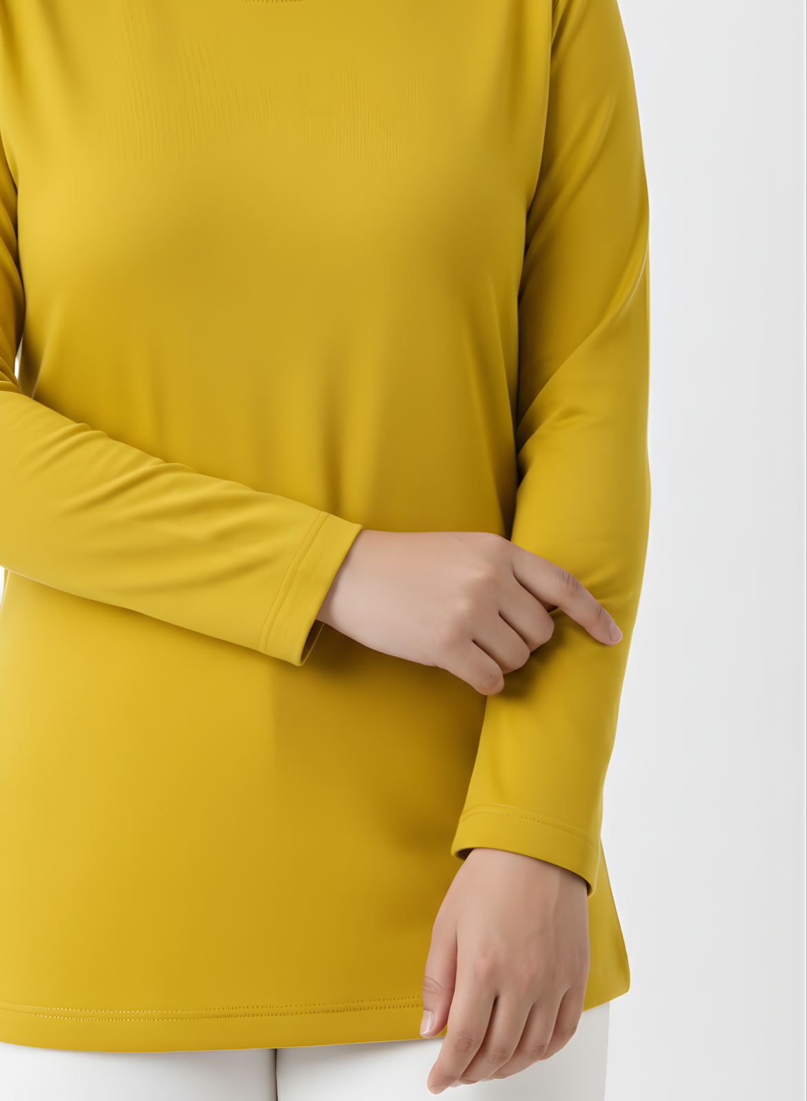 Sunshine Sorbet Full Sleeves Solid T-shirt for Women