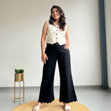 Black Wide Leg Pant for Women