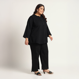 Midnight Black Denim Co-ords Set