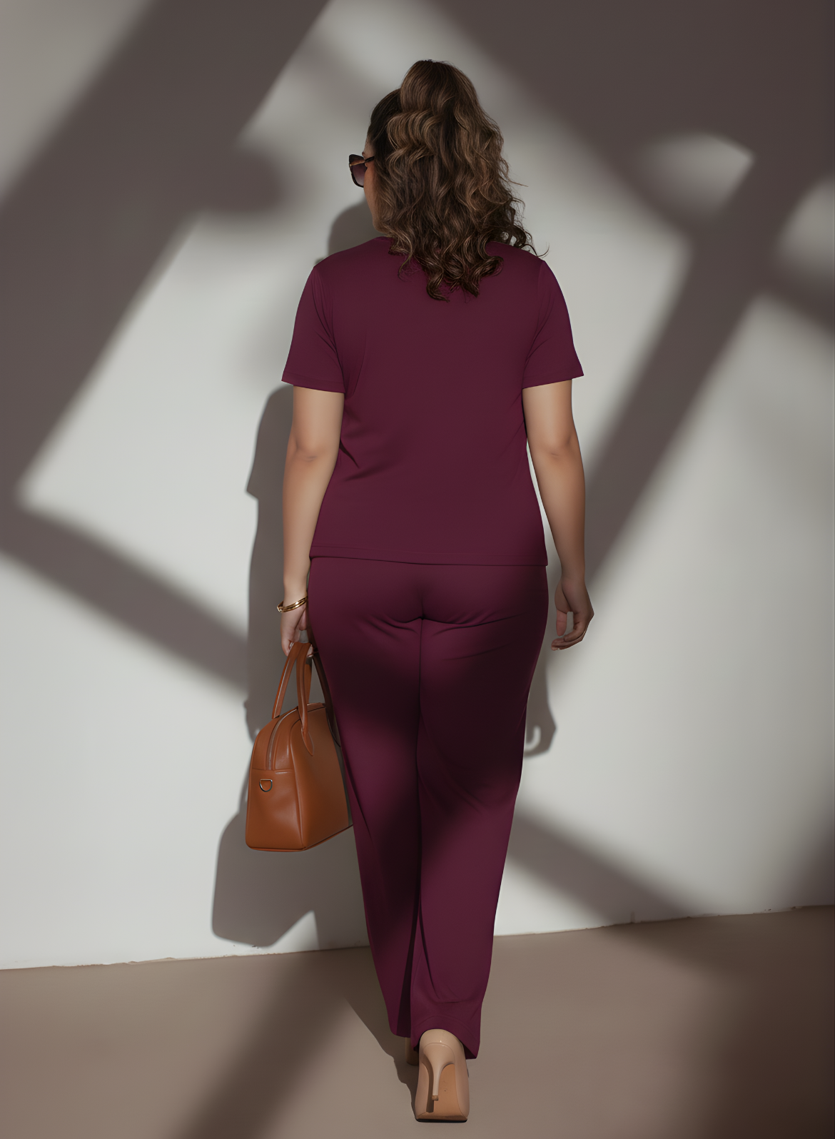 Burning Burgundy Summer Co-ords Set