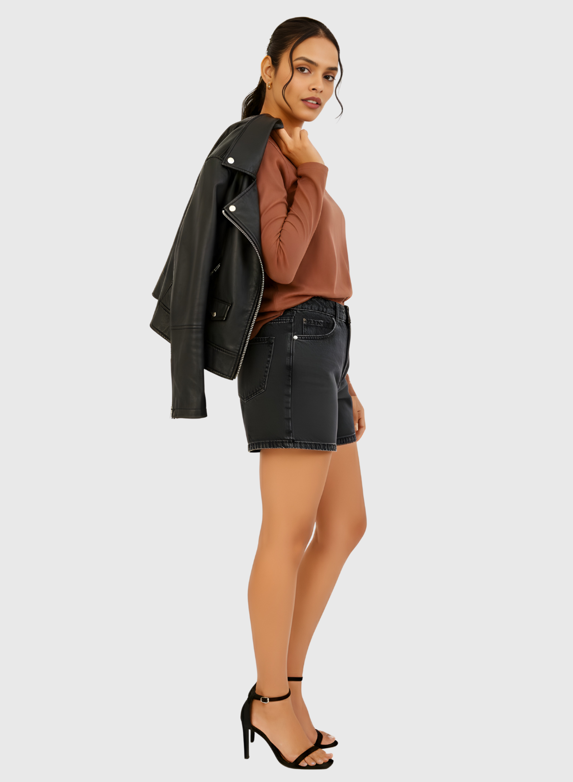 Mocha Mousse Full Sleeve Tshirt- Pantone Color of Year 2025