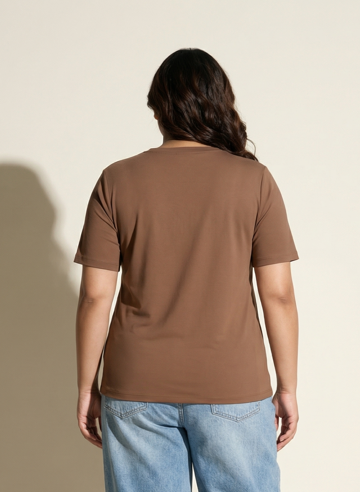 Mocha Mousse - Pantone Color of the Year 2025 ( V-Neck )
