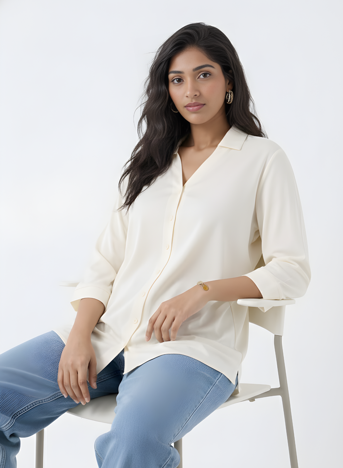 Vanilla Cream Shirt for Women