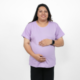 Lavish Lilac Maternity Round Neck T-Shirt