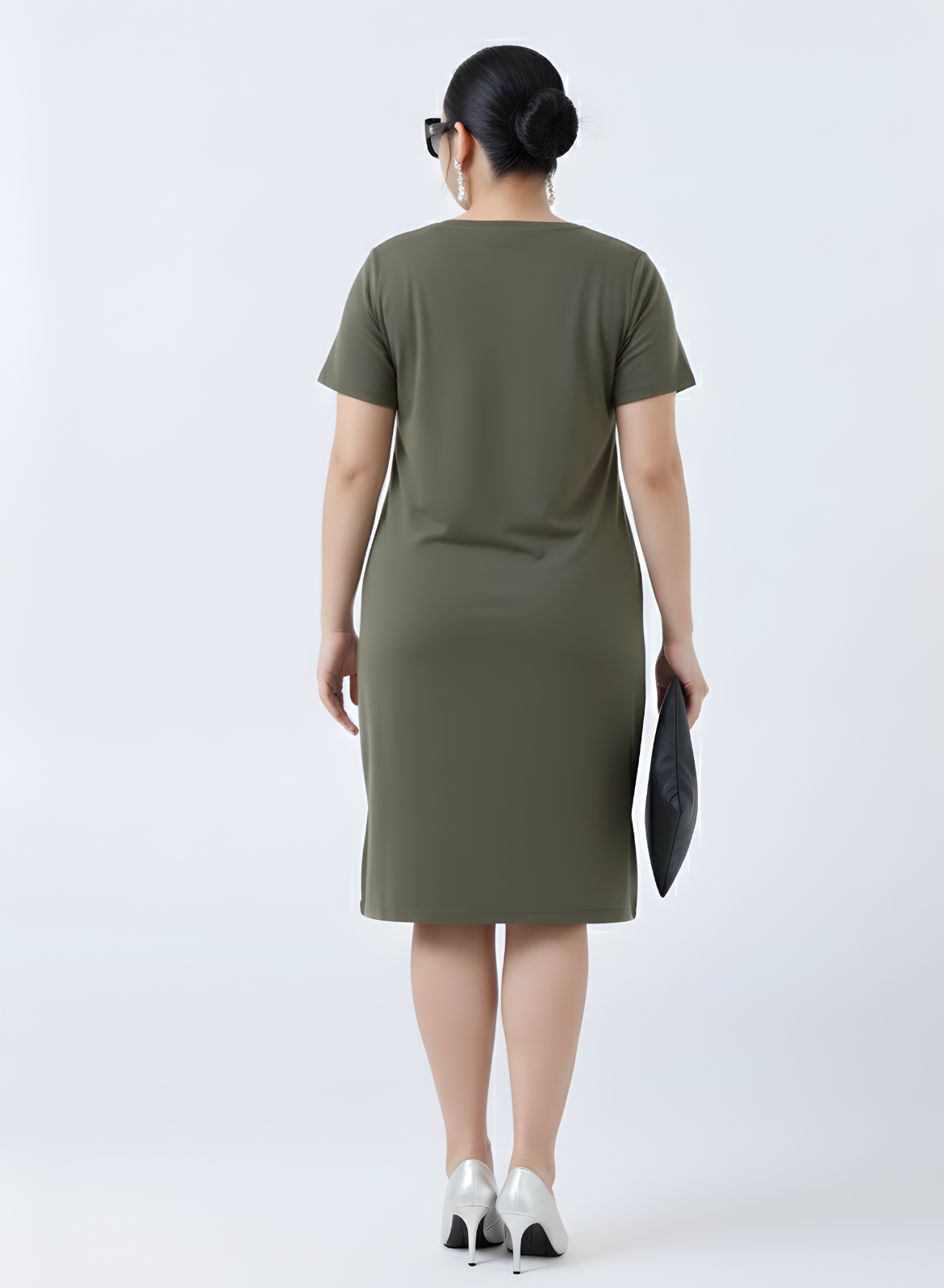 Gutsy Green Tshirt Dress