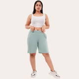 Mist Pistachio Women Shorts