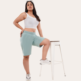 Mist Pistachio Women Shorts
