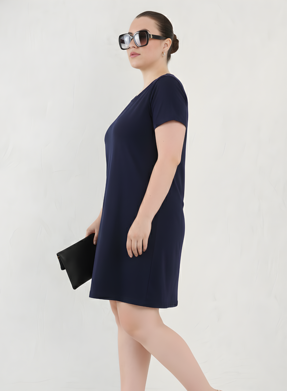 Ballsy Blue Tshirt Dress