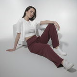 Burning Burgundy All Day Pants