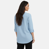 Light Blue Denim Tunic Top