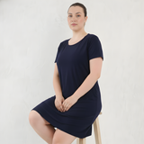 Ballsy Blue Tshirt Dress