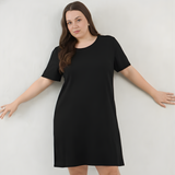 Brazen Black Tshirt Dress