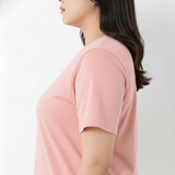 Plush Peach Tshirt Dress