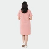 Plush Peach Tshirt Dress