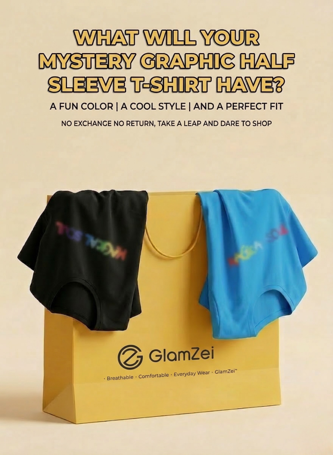 Mystery Box – Graphic T-shirts (Pack Of 3)