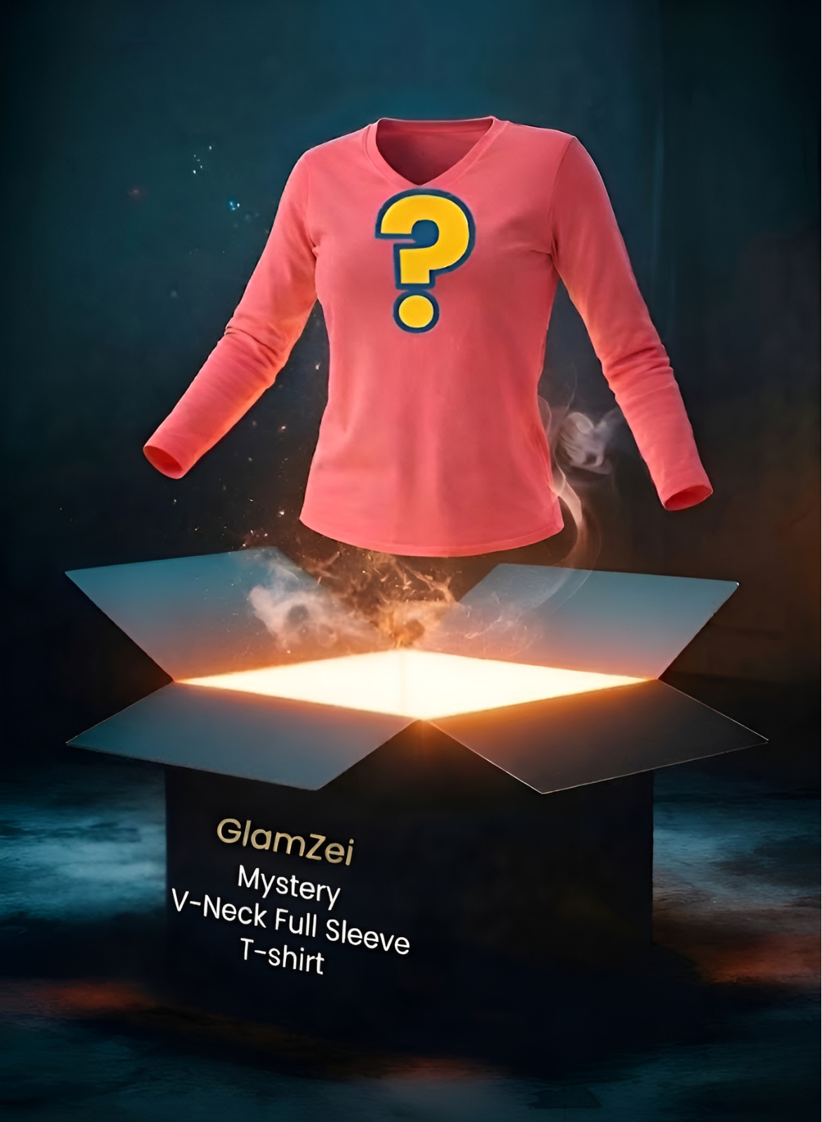Mystery Box – V-Neck Full Sleeve T-shirts (Pack Of 2)